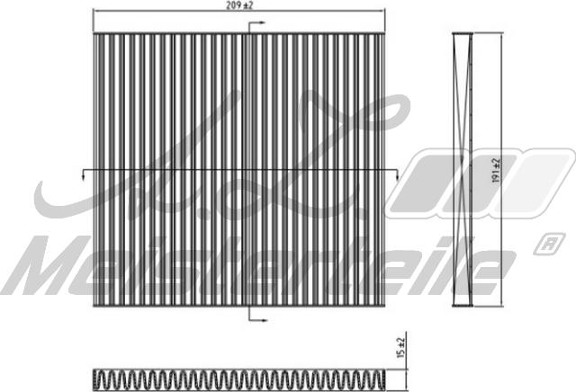 A.Z. Meisterteile AZMT-41-010-1547 - Filtre, air de l'habitacle cwaw.fr