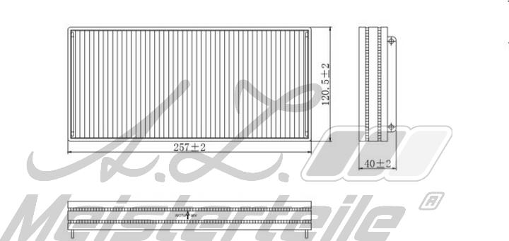 A.Z. Meisterteile AZMT-41-010-1588 - Filtre, air de l'habitacle cwaw.fr