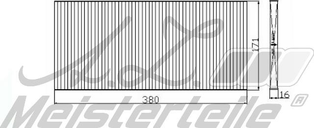 A.Z. Meisterteile AZMT-41-010-1603 - Filtre, air de l'habitacle cwaw.fr