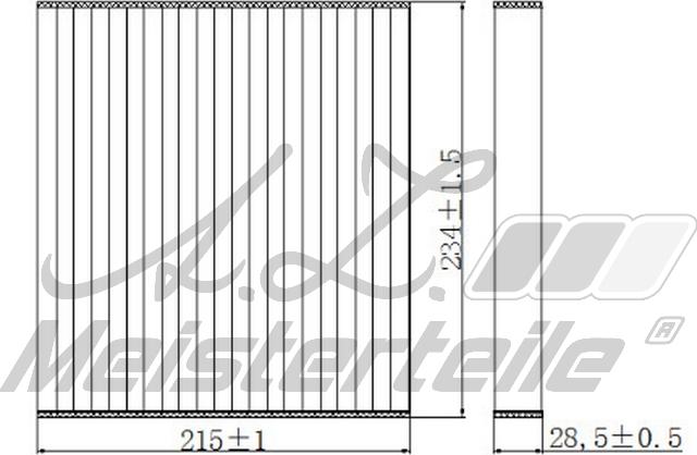 A.Z. Meisterteile AZMT-41-010-1621 - Filtre, air de l'habitacle cwaw.fr