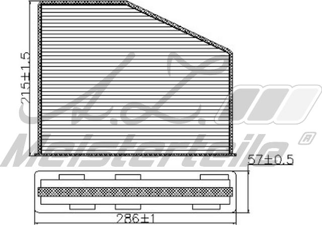 A.Z. Meisterteile AZMT-41-010-1628 - Filtre, air de l'habitacle cwaw.fr