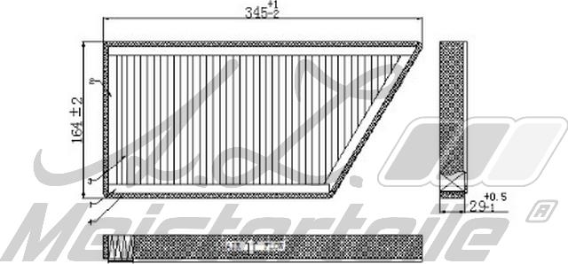 A.Z. Meisterteile AZMT-41-010-1676 - Filtre, air de l'habitacle cwaw.fr