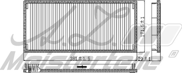 A.Z. Meisterteile AZMT-41-010-1746 - Filtre, air de l'habitacle cwaw.fr