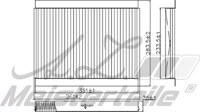 A.Z. Meisterteile AZMT-41-010-1754 - Filtre, air de l'habitacle cwaw.fr