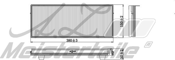 A.Z. Meisterteile AZMT-41-010-1768 - Filtre, air de l'habitacle cwaw.fr