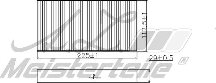 A.Z. Meisterteile AZMT-41-010-1762 - Filtre, air de l'habitacle cwaw.fr