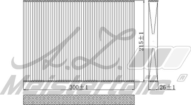 A.Z. Meisterteile AZMT-41-010-1780 - Filtre, air de l'habitacle cwaw.fr