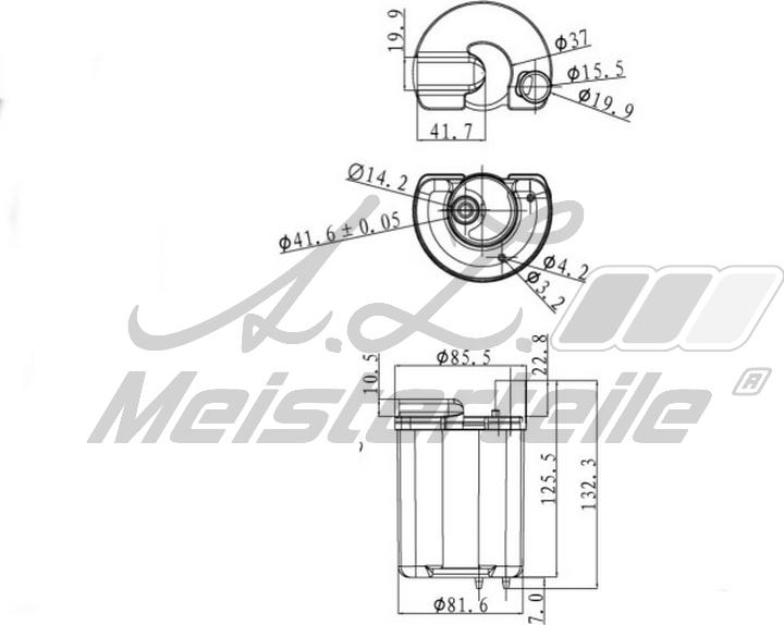 A.Z. Meisterteile AZMT-41-020-1441 - Filtre à carburant cwaw.fr