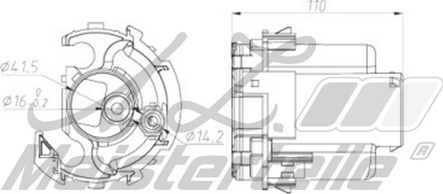 A.Z. Meisterteile AZMT-41-020-1452 - Filtre à carburant cwaw.fr