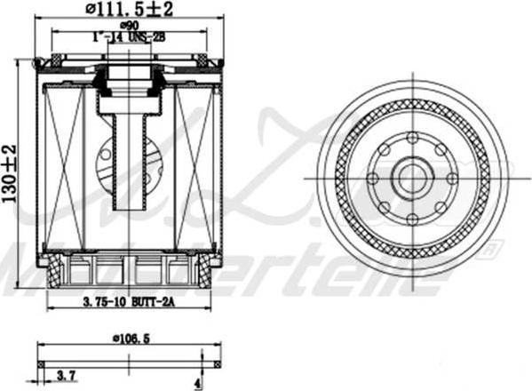 A.Z. Meisterteile AZMT-41-020-1412 - Filtre à carburant cwaw.fr