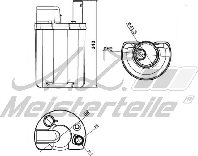 A.Z. Meisterteile AZMT-41-020-1480 - Filtre à carburant cwaw.fr