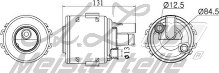 A.Z. Meisterteile AZMT-41-020-1435 - Filtre à carburant cwaw.fr