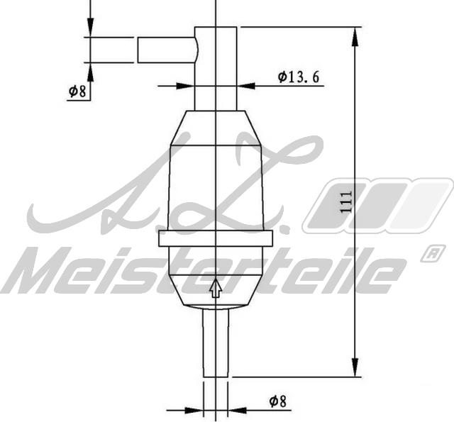 A.Z. Meisterteile AZMT-41-020-1420 - Filtre à carburant cwaw.fr