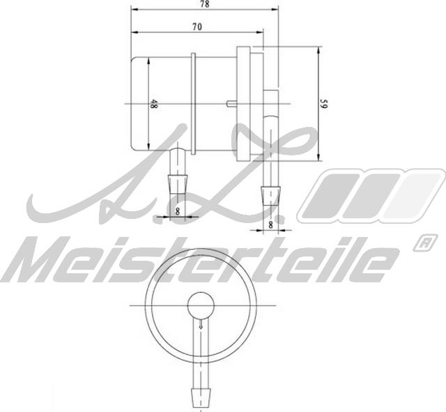 A.Z. Meisterteile AZMT-41-020-1423 - Filtre à carburant cwaw.fr