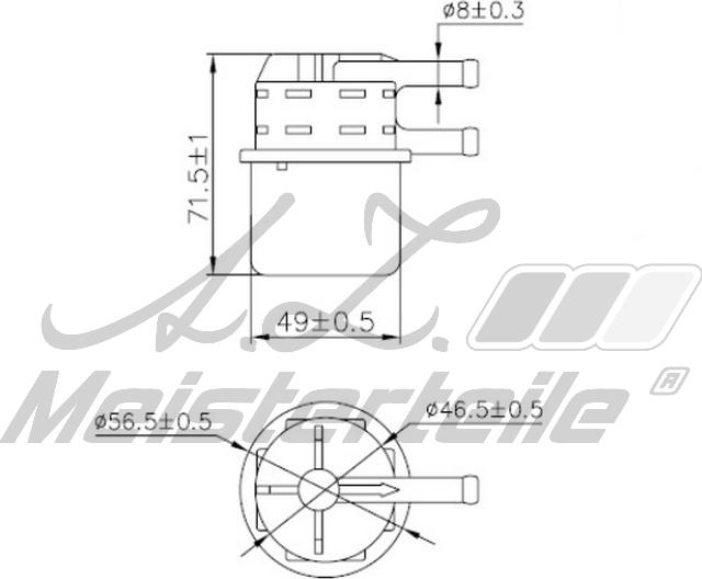 A.Z. Meisterteile AZMT-41-020-1422 - Filtre à carburant cwaw.fr