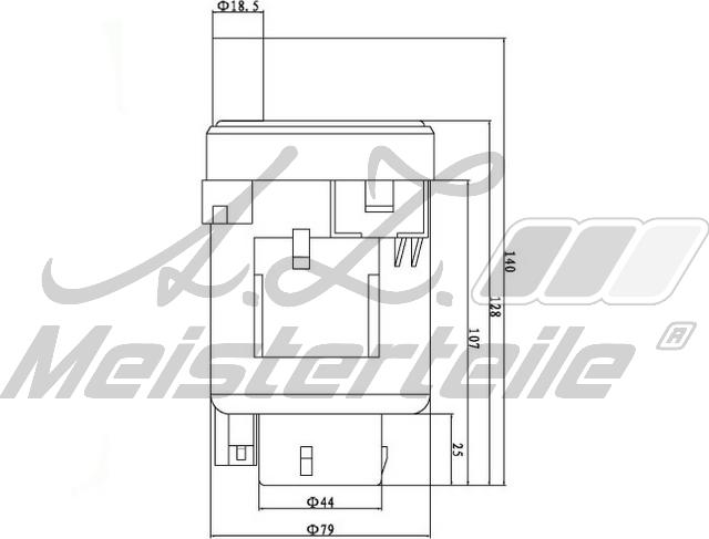 A.Z. Meisterteile AZMT-41-020-1479 - Filtre à carburant cwaw.fr