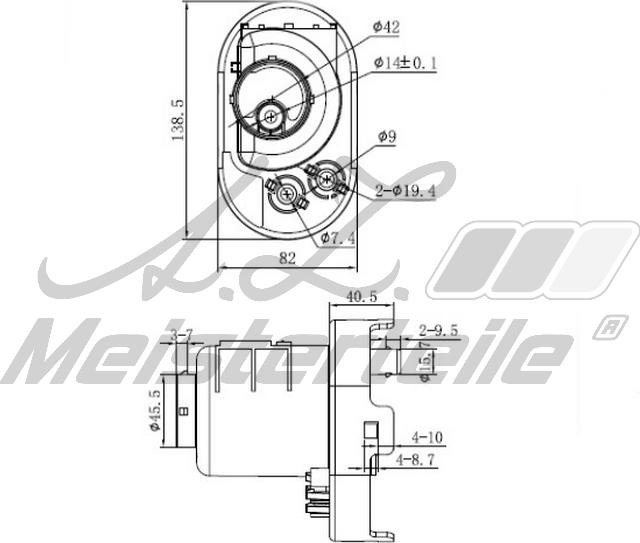 A.Z. Meisterteile AZMT-41-020-1471 - Filtre à carburant cwaw.fr