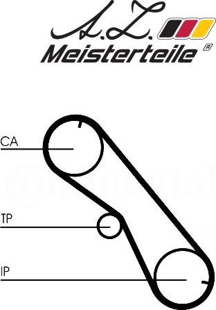 A.Z. Meisterteile AZMT-30-058-2353 - Kit de distribution cwaw.fr