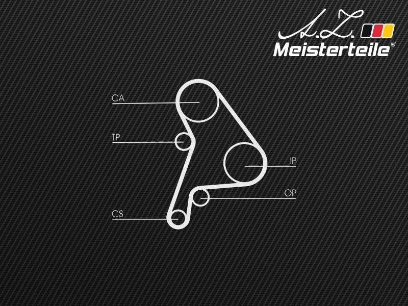 A.Z. Meisterteile AZMT-30-058-2252 - Kit de distribution cwaw.fr