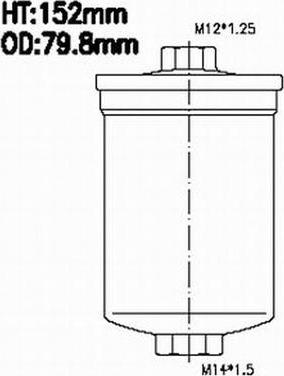 Azumi FSP40011 - Filtre à carburant cwaw.fr