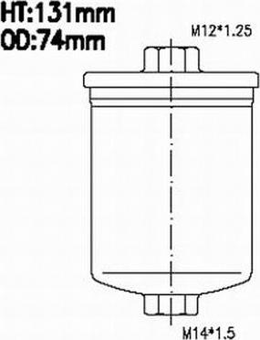 Azumi FSP41010 - Filtre à carburant cwaw.fr