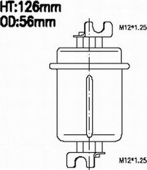 Azumi FSP11060 - Filtre à carburant cwaw.fr