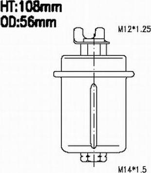 Azumi FSP11079 - Filtre à carburant cwaw.fr