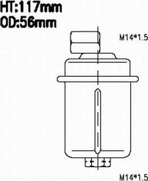 Azumi FSP11076 - Filtre à carburant cwaw.fr