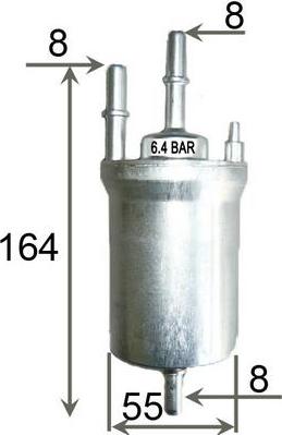 Azumi FSP33061B - Filtre à carburant cwaw.fr