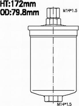 Azumi FSP33016 - Filtre à carburant cwaw.fr