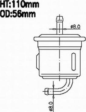 Azumi FSP29704 - Filtre à carburant cwaw.fr