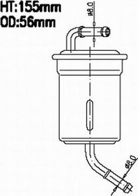 Azumi FSP25081 - Filtre à carburant cwaw.fr