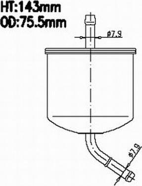 Azumi FSP25896M - Filtre à carburant cwaw.fr