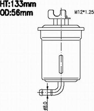 Azumi FSP26109 - Filtre à carburant cwaw.fr