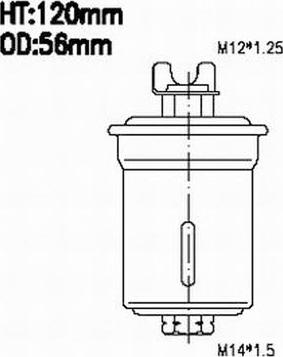 Azumi FSP21041 - Filtre à carburant cwaw.fr