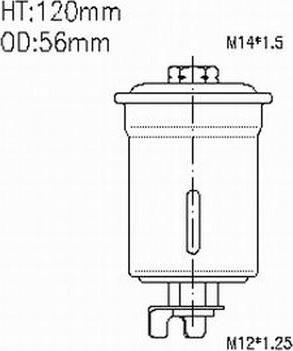 Azumi FSP21053 - Filtre à carburant cwaw.fr