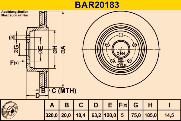 Barum BAR20183 - Disque de frein cwaw.fr