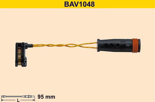 Barum BAV1048 - Contact d'avertissement, usure des plaquettes de frein cwaw.fr