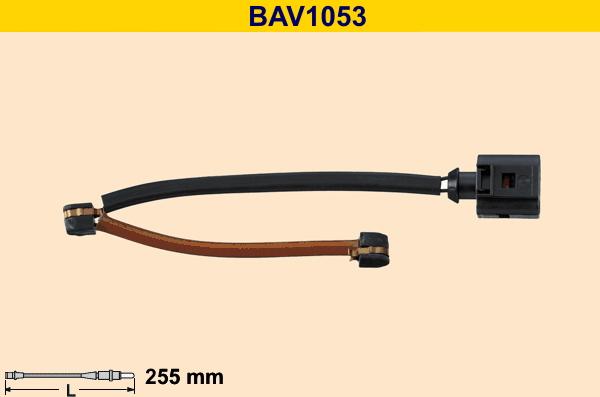 Barum BAV1053 - Contact d'avertissement, usure des plaquettes de frein cwaw.fr