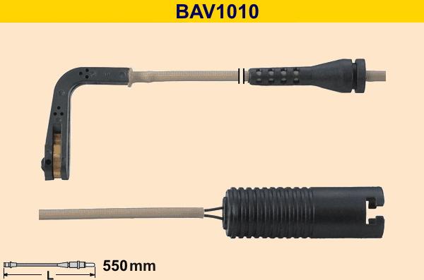 Barum BAV1010 - Contact d'avertissement, usure des plaquettes de frein cwaw.fr