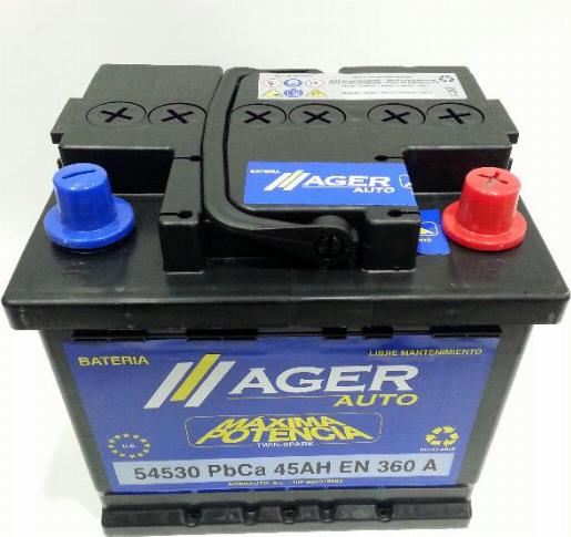 BATERIAS AGER 54530 - Batterie de démarrage cwaw.fr