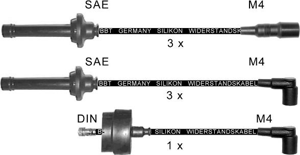 BBT ZK1026 - Kit de câbles d'allumage cwaw.fr