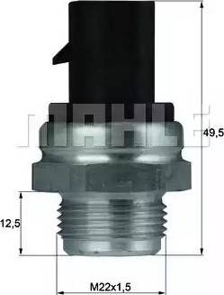 BEHR TSW 12D - Interrupteur de température, ventilateur de radiateur cwaw.fr