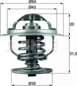 BEHR TX 109 87D - Thermostat d'eau cwaw.fr