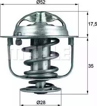 BEHR TX 119 82D - Thermostat d'eau cwaw.fr