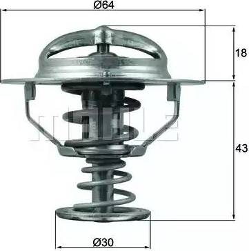 BEHR TX 114 82D - Thermostat d'eau cwaw.fr