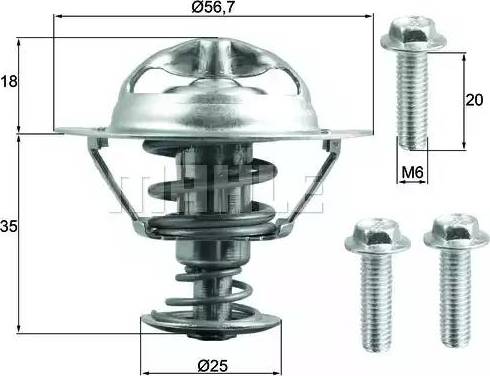 BEHR TX 202 90D - Thermostat d'eau cwaw.fr