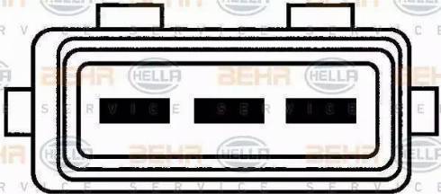 BEHR HELLA Service 8EW 009 144-391 - Ventilateur, refroidissement du moteur cwaw.fr