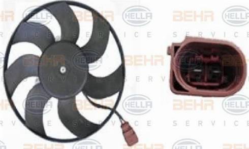 BEHR HELLA Service 8EW 351 040-414 - Ventilateur, refroidissement du moteur cwaw.fr