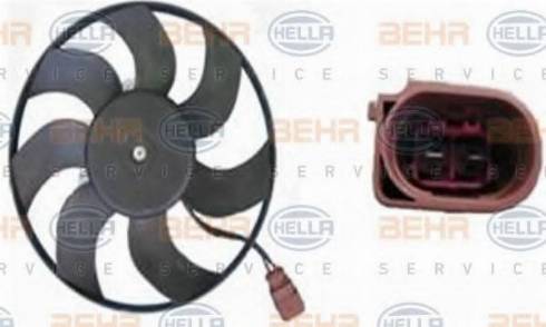 BEHR HELLA Service 8EW 351 040-061 - Ventilateur, refroidissement du moteur cwaw.fr